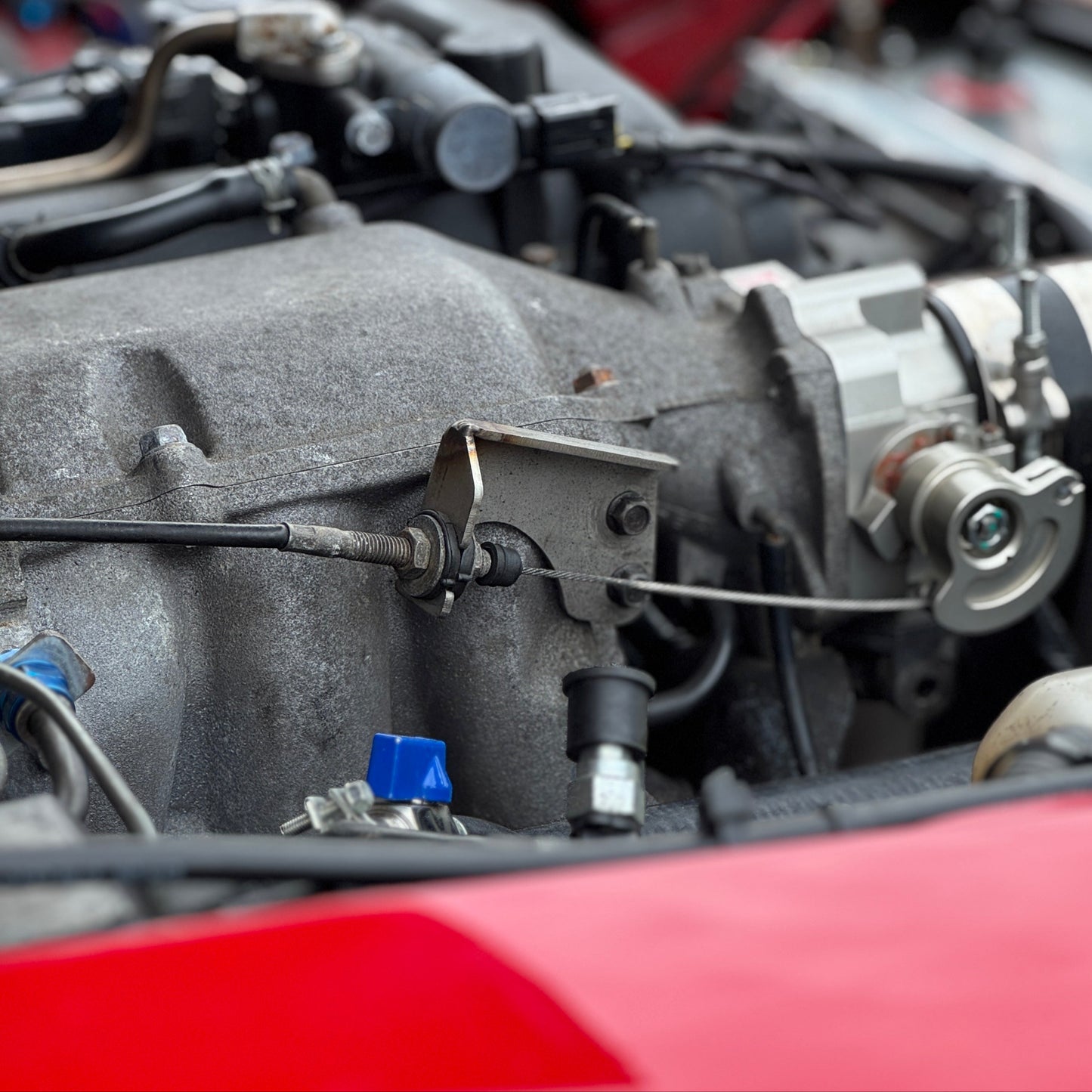 1.8 VVT Swap Extended Throttle Cable Bracket